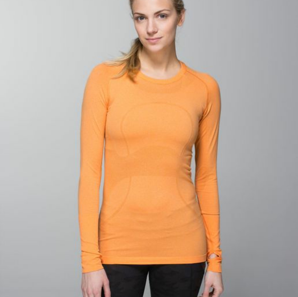 Lululemon Heather's Creamsicle swiftly size 4